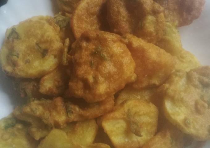 Easy and sweet homemade Bhajias