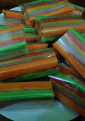 Foto resep Rainbow Cake selai
