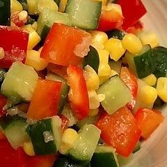 A picture of Macrobiotic Chunky 3 Colour Salad.