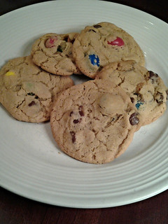 A picture of Cherry Chocolate Chip Almond Cookies.