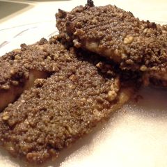A picture of Cinnamon Pecan Crusted Salmon.