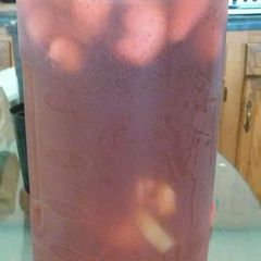 A picture of Cookie's Peach Moscato Sangria Punch.
