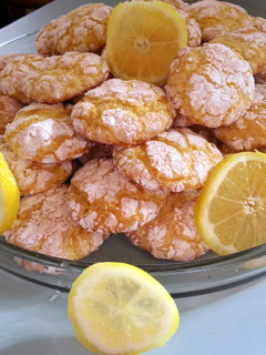 A picture of skye's easy lemon drop cookies.