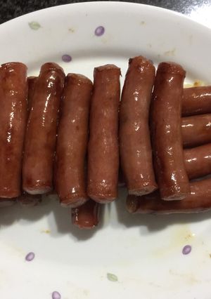 水煮香腸 的食譜成品照片