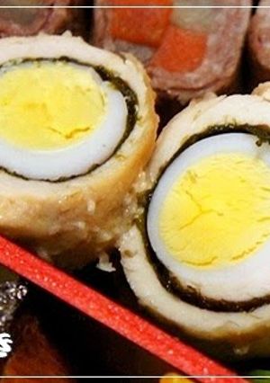 A picture of "Dragon Eyes" with Quail Eggs: For New Years Osechi or Bentos.