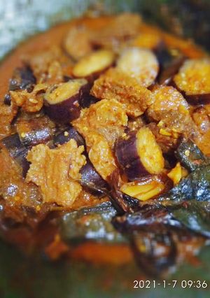 Foto resep Gulai daging 🍖 + terong ungu 🍆