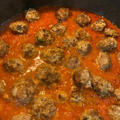 Mince kabaab A picture of Mince kabaab.