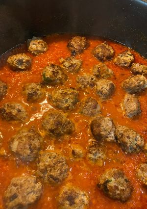 A picture of Mince kabaab.
