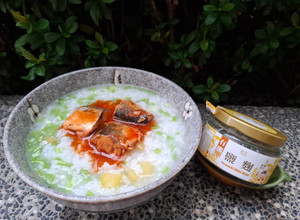 超市料理-茄汁鯖魚地瓜粥 的食譜成品照片