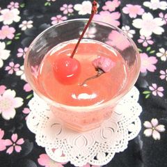 For Cherry Blossom Viewing Bento Sakura Wine Jello A picture of For Cherry Blossom Viewing Bento Sakura Wine Jello.