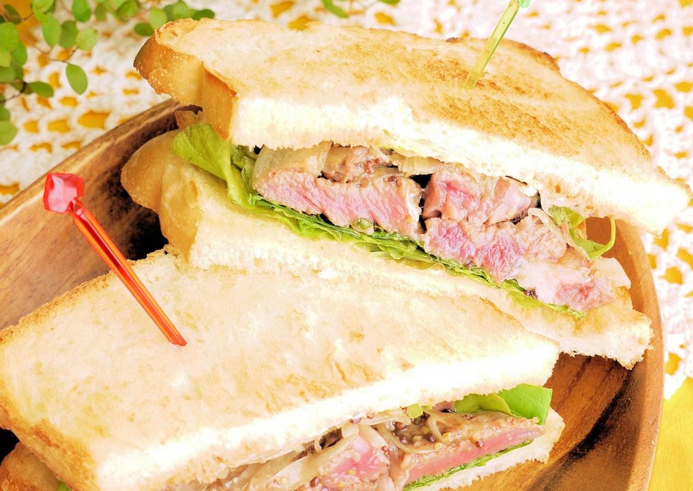 Delicious Beef Steak Sandwich