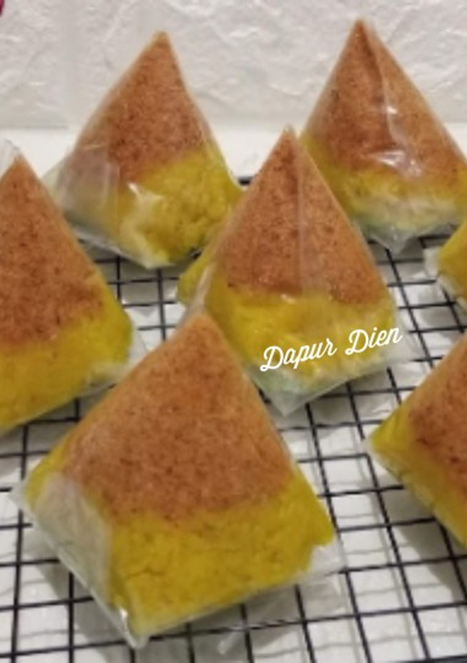 Foto resep Ketan Kuning Bumbu Serundeng Pedas Manis gurih