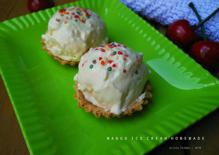8 Resep: Mango Ice Cream Homemade Anti Ribet!