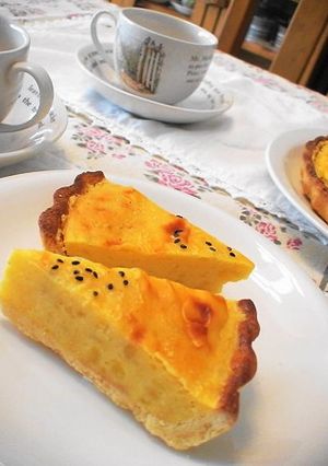 A picture of Sweet Potato Tart.