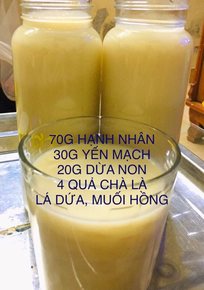 Hình của món Sữa hạt giảm cân.