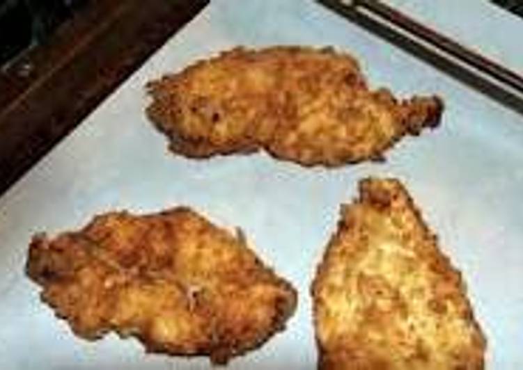 Steps to Make Quick Pan Fried Chicken Cutlets