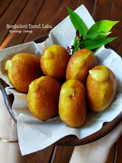 Foto resep Bomboloni Donut Labu Vla Vanilla