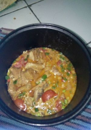 Foto resep Ayam Tahu Bumbu Gulai Magic Com Ala Kos an
