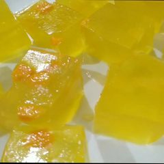 A picture of Agar Agar pudding.