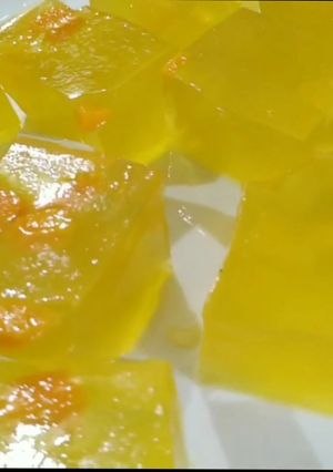 A picture of Agar Agar pudding.
