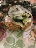 Burger spinacioso