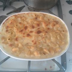 A picture of Macaroni and Cheese.
