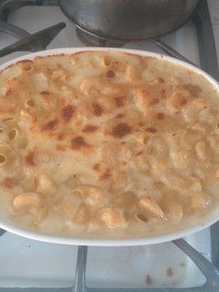 A picture of Macaroni and Cheese.