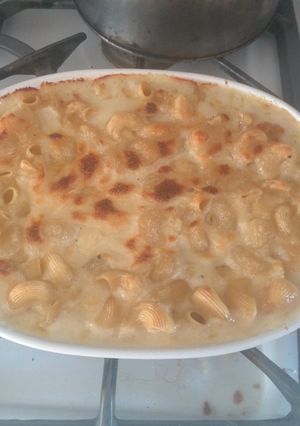 A picture of Macaroni and Cheese.