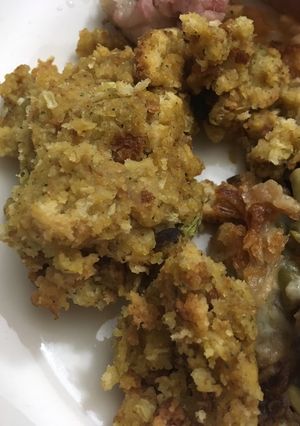 A picture of Crockpot Dressing.