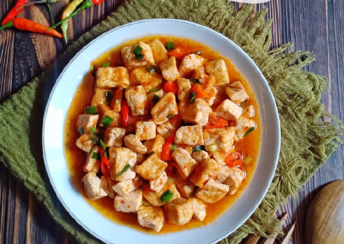 Tahu Asam Manis Pedas