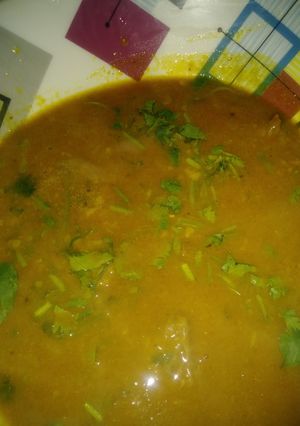 A picture of Chanay ki daal gosht.