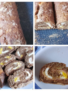 Sajtos - sonkás - tojással töltött fasírt ☺ recept fotója