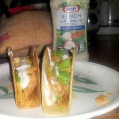 A picture of Chicken Ranch Tacos.