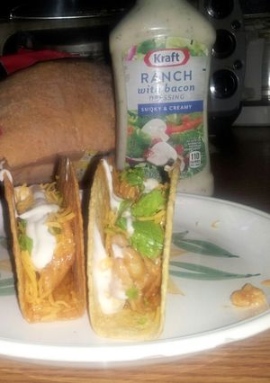 A picture of Chicken Ranch Tacos.