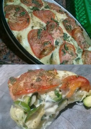 Una foto de Lasaña de verduras