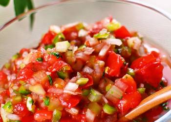 The New Way Prepare Recipe Fresh Homemade Salsa Restaurant Style