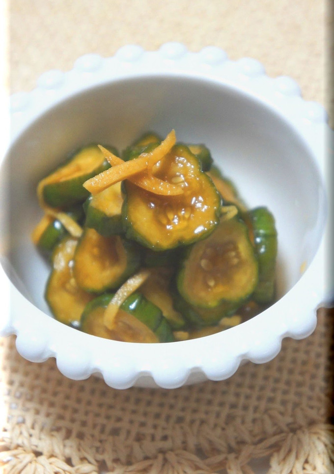 A picture of Pickled Cucumbers (Quick-Prep Microwave Version).