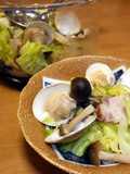 Sake Steamed Surf Clams with Cabbage Made in the Microwave