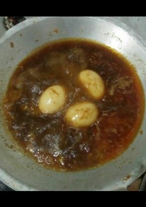 Foto resep Telur kecap pedas manis mudah ala anak kos