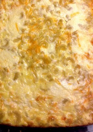 A picture of Cream Cheese Mac And Cheese.