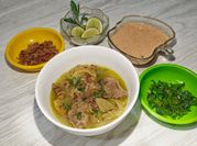 Gambar soto daging babat