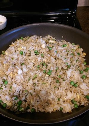 A picture of Super easy fried rice.