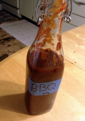 A picture of Sweet Apple BBQ Sauce.