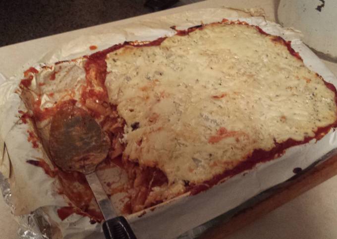 Easiest Way to Make Homemade Awesome cheesy baked ziti