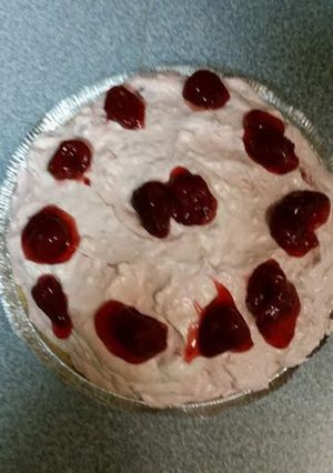 A picture of Strawberry Cheesecake.