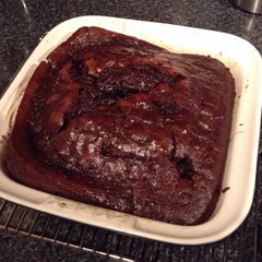A picture of Rum Chocolate Orange Cake.