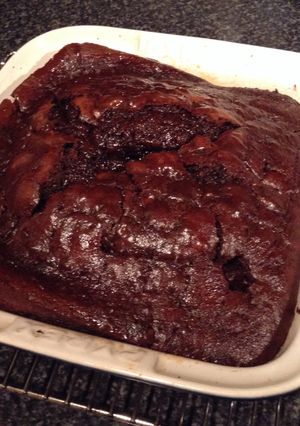 A picture of Rum Chocolate Orange Cake.