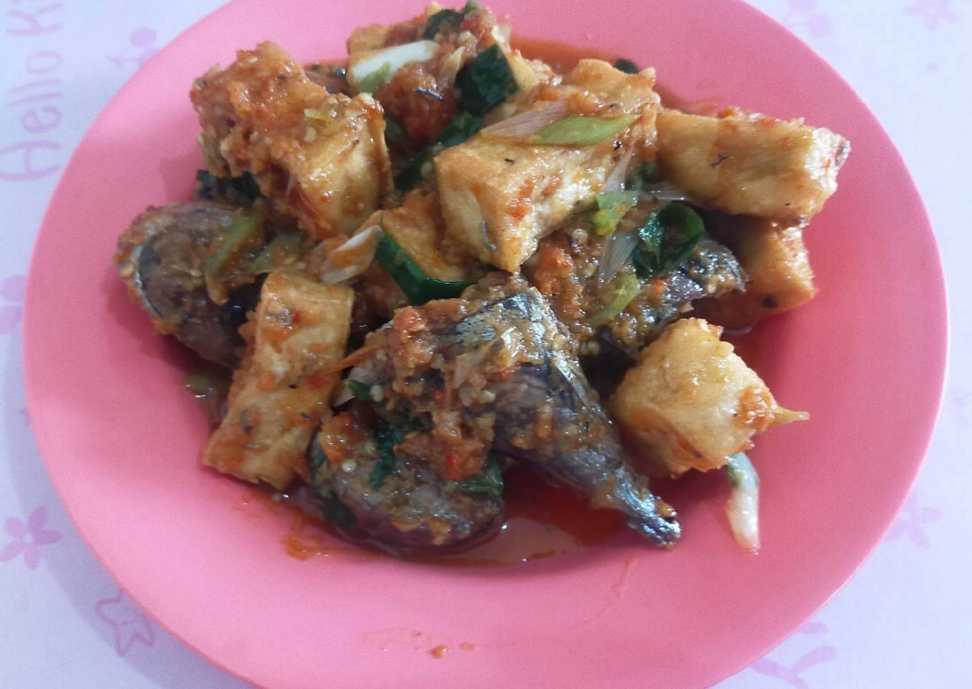 Tongkol,tahu balado
