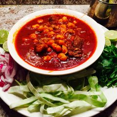 A picture of Slow Cooker Pozole.