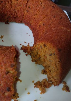Una foto de Torta de zanahoria y calabaza